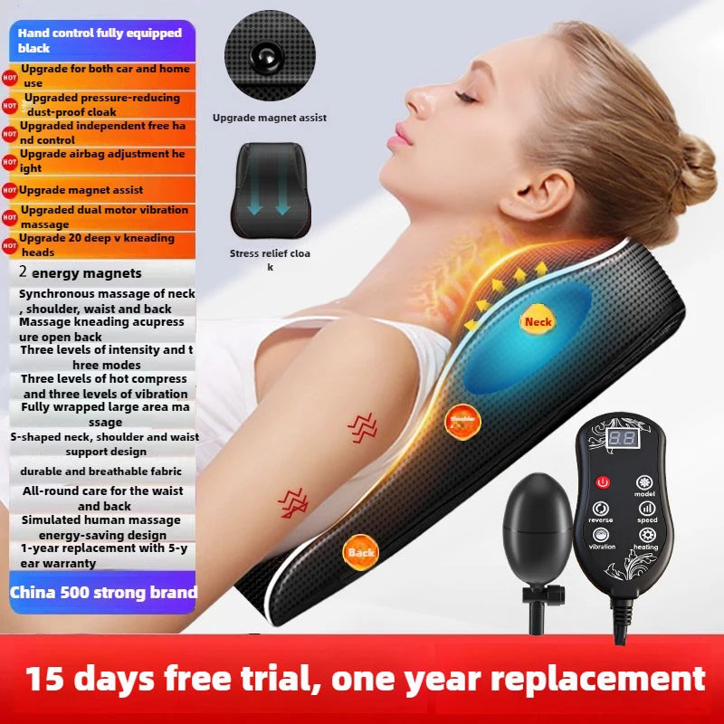 FasciaFit Heated Shiatsu Massage Pillow