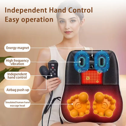 FasciaFit Heated Shiatsu Massage Pillow