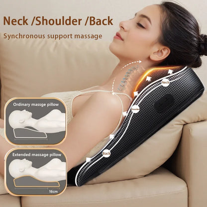FasciaFit Heated Shiatsu Massage Pillow