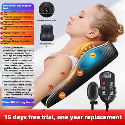FasciaFit Heated Shiatsu Massage Pillow